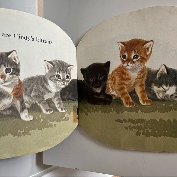 RARE The Cat Book 1964 Lux Promo - Vintage Golden Shape Book By Jan Pfloog - Picture 4 of 8